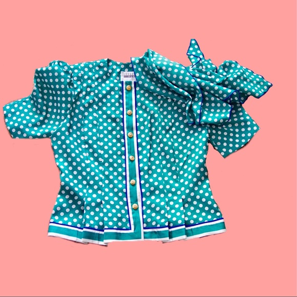 90’s Fashion Hilary Banks Style Leslie Fay suit 8P - Picture 2 of 4